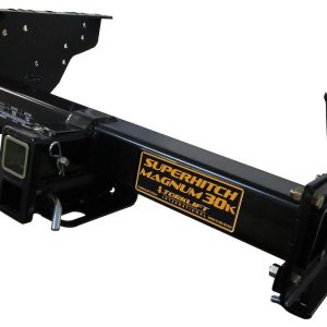 Torklift Trailer Hitch Rear, Super Hitch Magnum, Class V, Square Tube Welded, 2-1/2 Inch Upper and 2 Inch Lower Receivers – F1008-30