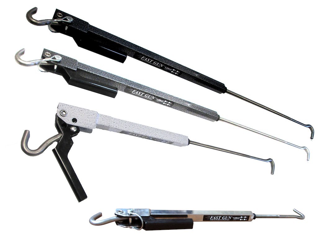 Torklift Turnbuckle, Fastgun, Use with Frame Mounted Tie Down, Spring Loaded Hook and Hook Style, 25 Inch to 43 Inch Reach – S9530