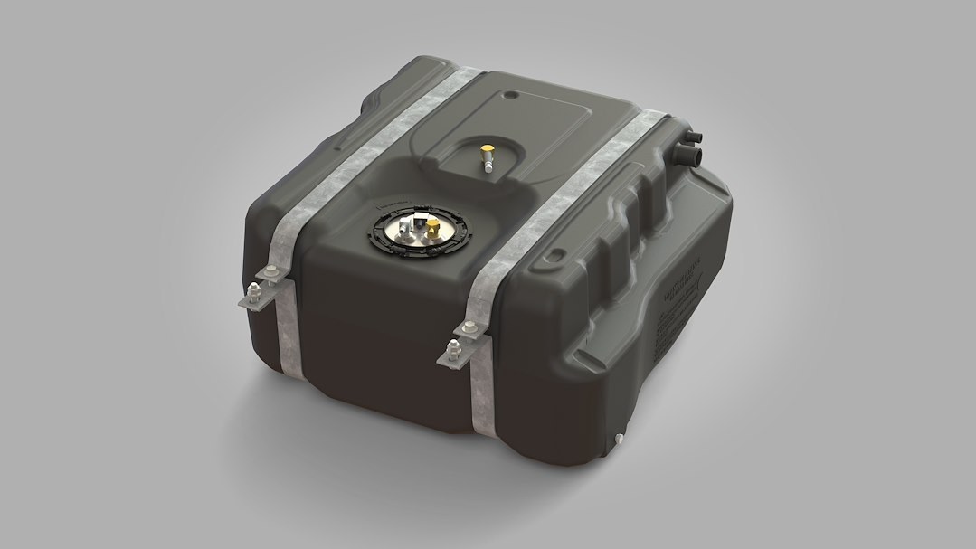 Titan Fuel Fuel Tank, 40 Gallon Capacity, Diesel, Polymer, After Axle Tank – 4020217