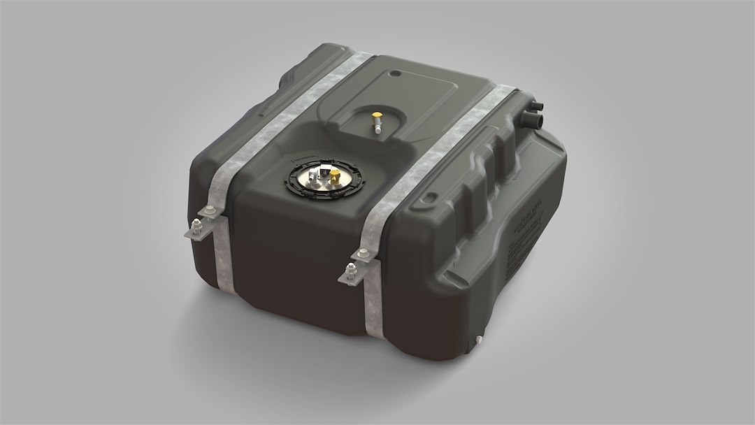 Titan Fuel Fuel Tank, 40 Gallon Capacity, Diesel, Polymer, After Axle Tank – 4020217
