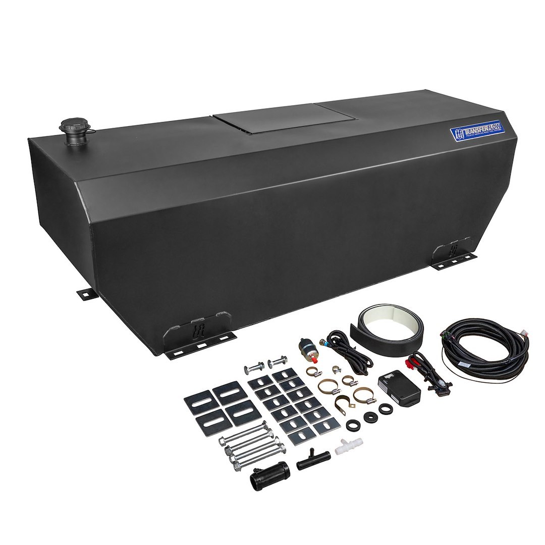 Transfer Flw Auxiliary Fuel Tank, Trax 4 ™, DOT Approved for Direct Feed Into OEM Fuel Tank, Diesel, 75 Gallon Capacity, Rectangle – 0800116755