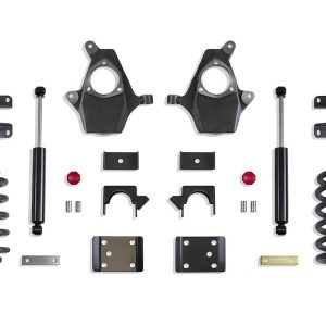 Transfer Flw Lowering Kit, 4 Inch Front Drop/ 6 Inch Rear Drop, Black Components, With Rear Shock Absorbers IN Kit – 0800117182