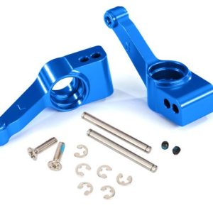Traxxas Remote Control Vehicle Stub Axle Carrier, Ideal for Traxxas Stampede 4X4 Remote Control Vehicles, Anodized, Blue, Aluminum – 1952X