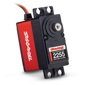 Traxxas Remote Control Vehicle Servo, High- Torque, Digital, Waterproof, Brushless Metal Gears, Red Aluminum Case – 2255
