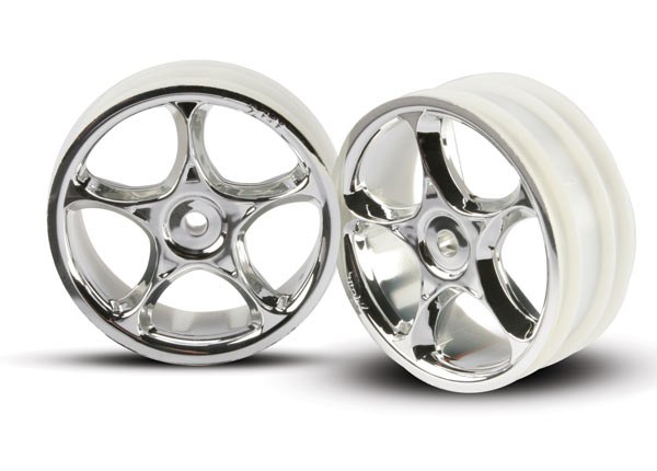 Traxxas Remote Control Vehicle Wheel, For Use on Traxxas Bandit® Remote Control Vehicles, 2.2 Inch, 5-Spoke, Front Wheels, Without Tires – 2473