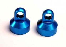 Traxxas Remote Control Vehicle Shock Absorber Cap, For Use with Traxxas 4760 and 4761 Shock Absorbers, Blue, Aluminum, Set of 2 – 2760