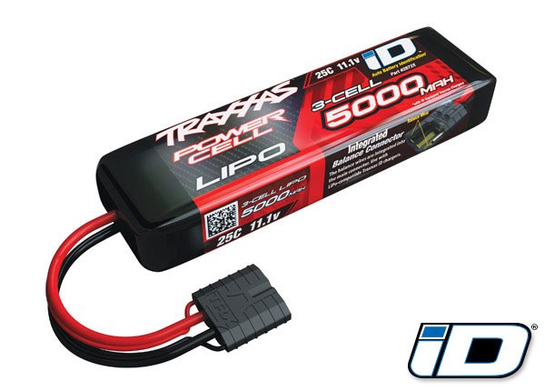 Traxxas Remote Control Vehicle Battery, For Use with Traxxas Remote Control Vehicles, Lipo (lithium Polymer) with Auto Battery Id – 2872X