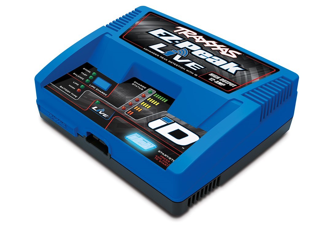 Traxxas Remote Control Vehicle Battery Charger, Ez-Peak Live, Supports Traxxas Ez-Peak Live Application – 2971
