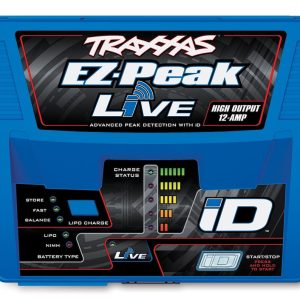 Traxxas Remote Control Vehicle Battery Charger, Ez-Peak Live, Supports Traxxas Ez-Peak Live Application – 2971