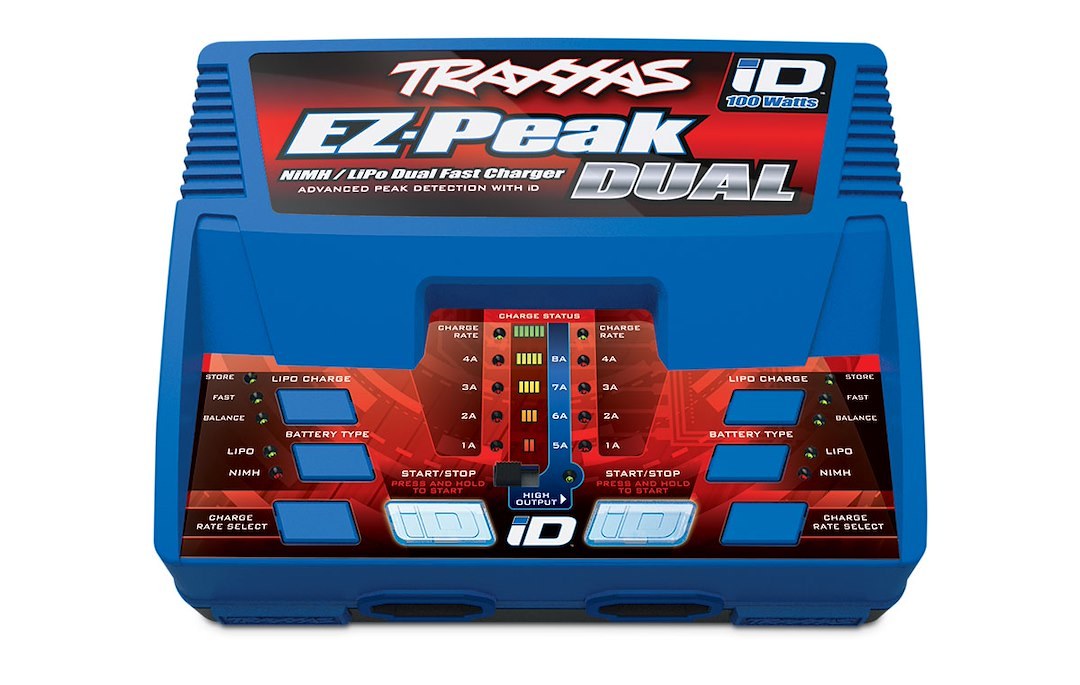 Traxxas Remote Control Vehicle Battery Charger, Ez-Peak Plus, AC Wall Charger – 2972