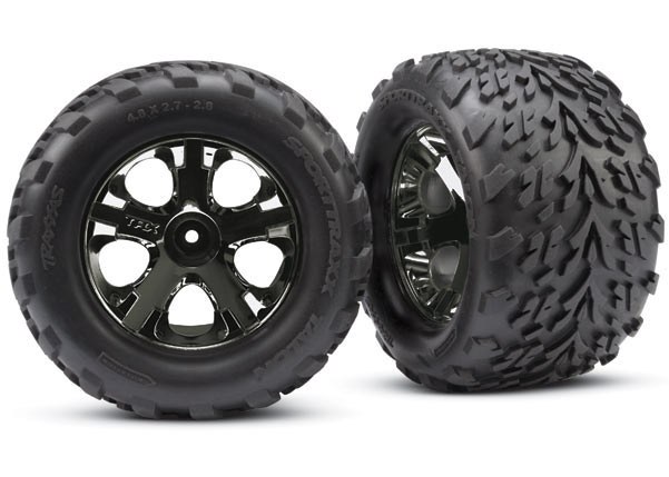 Traxxas Remote Control Vehicle Wheel, Traxxas All-Star 2.8 Inch Diameter Wheels, 5-Spoke (split-Spoke Style), Without Ball Bearings – 3669A