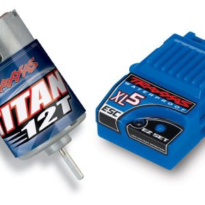 Traxxas Remote Control Vehicle Electric Motor, For Traxxas Single Motor Vehicles, Replaces Worn Motors, 12-Turn, 550 Size – 3785