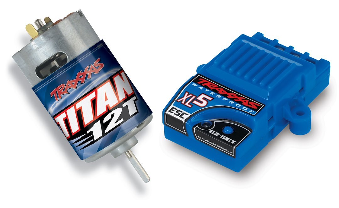 Traxxas Remote Control Vehicle Electric Motor, For Traxxas Single Motor Vehicles, Replaces Worn Motors, 12-Turn, 550 Size – 3785