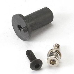 Traxxas Remote Control Vehicle Electric Motor Mount, For Model 56076-4 Remote Control Vehicle, Motor Mount Hinge Post, Black – 5661