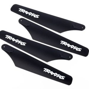 Traxxas Remote Control Vehicle Helicopter Rotor Blade, For Traxxas Helicopter, With Two Upper and Two Lower Black Rotor Blades – 6316