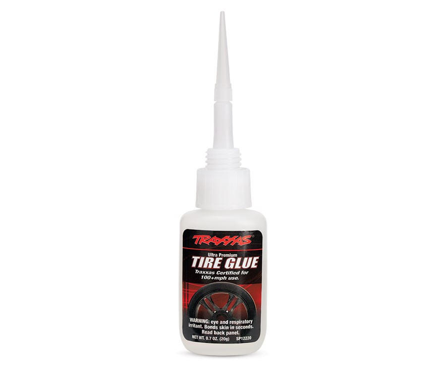 Traxxas Remote Control Vehicle Tire Glue, For Traxxas Remote Control Vehicle to Bond Tire and Rim, Cyanoacrylate, 0.7 Ounce Bottle – 6468