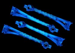 Traxxas Remote Control Vehicle Light Lens, For Traxxas Latrax Alias Quad-Rotor Helicopter, Blue Lens Cover, Set of 4 – 6652