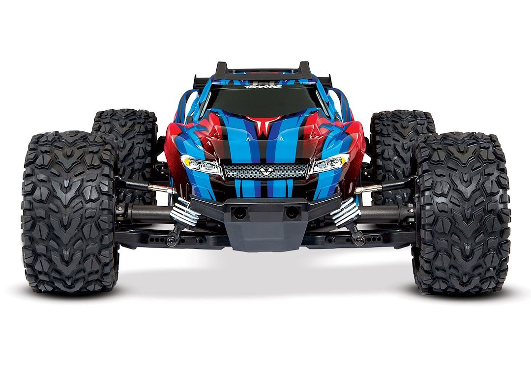 Traxxas Remote Control Vehicle, Rustler ® Vxl, Stadium Truck, 1/10 Scale, 4WD, Velineon ® 3500 Brushless Motor – 67076-4-BLUE