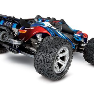 Traxxas Remote Control Vehicle, Rustler ® Vxl, Stadium Truck, 1/10 Scale, 4WD, Velineon ® 3500 Brushless Motor – 67076-4-BLUE