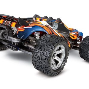 Traxxas Remote Control Vehicle, Rustler ® Vxl, Stadium Truck, 1/10 Scale, 4WD, Velineon ® 3500 Brushless Motor – 67076-4-ORNG