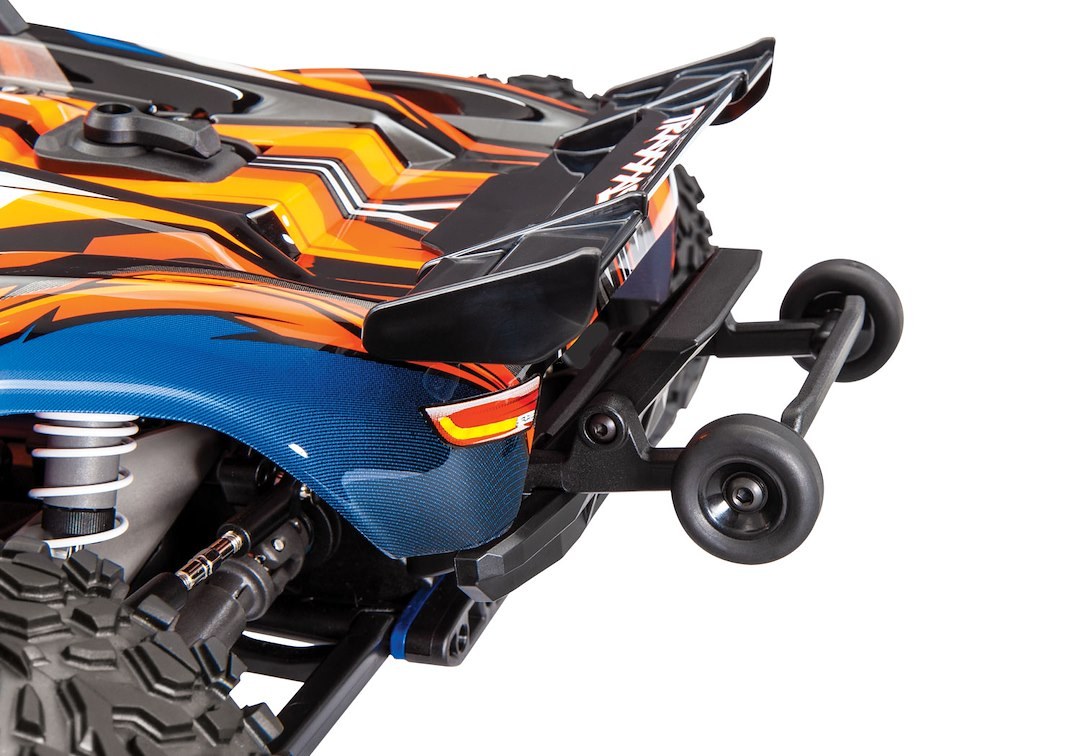 Traxxas Remote Control Vehicle, Rustler ® Vxl, Stadium Truck, 1/10 Scale, 4WD, Velineon ® 3500 Brushless Motor – 67076-4-ORNG