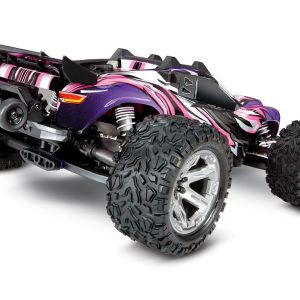 Traxxas Remote Control Vehicle, Rustler ® Vxl, Stadium Truck, 1/10 Scale, 4WD, Velineon ® 3500 Brushless Motor – 67076-4-PINK