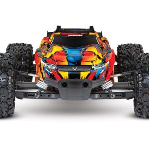 Traxxas Remote Control Vehicle, Rustler ® Vxl, Stadium Truck, 4WD, 1/10TH Scale – 67076-4-SLRF