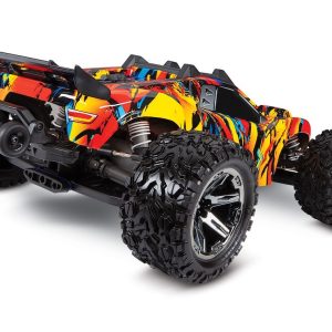Traxxas Remote Control Vehicle, Rustler ® Vxl, Stadium Truck, 4WD, 1/10TH Scale – 67076-4-SLRF
