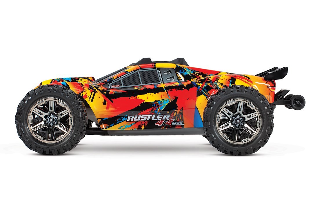 Traxxas Remote Control Vehicle, Rustler ® Vxl, Stadium Truck, 4WD, 1/10TH Scale – 67076-4-SLRF