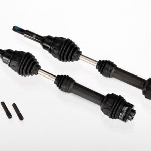 Traxxas Remote Control Vehicle Drive Shaft, For Use with Traxxas Slash 4X4 1/10 Scale Remote Control Vehicles, Two Assembled Steel Shafts – 6851R