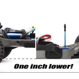 Traxxas Remote Control Vehicle Chassis Lowering Kit, For 1 Inch Lowering of Center-Of-Gravity for Traxxas Slash 4X4 Remote Control Vehicle – 7421