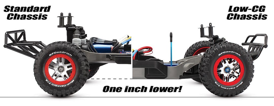 Traxxas Remote Control Vehicle Chassis Lowering Kit, For 1 Inch Lowering of Center-Of-Gravity for Traxxas Slash 4X4 Remote Control Vehicle – 7421