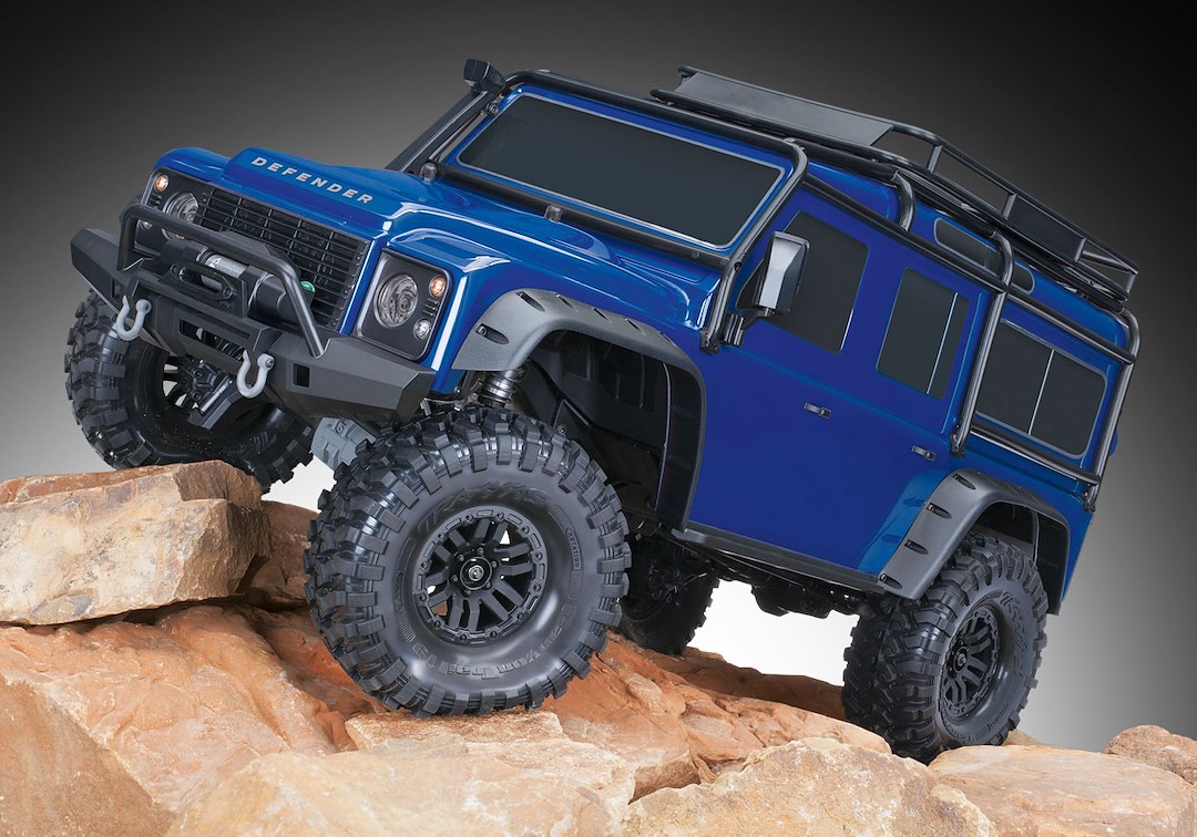 Traxxas Remote Control Vehicle, TRX-4 ® Scale and Trail ™, Multi-Terrain Rally Car Race Replica, Ready-To-Race ® Out of the Box, 4WD – 82056-4-BLUE