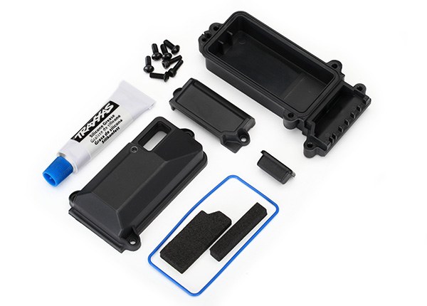 Traxxas Remote Control Vehicle Radio Receiver Box, Remote Control Vehicle Light Bar, Replacement Part for Traxxas Micro Receivers, Sealed – 8224