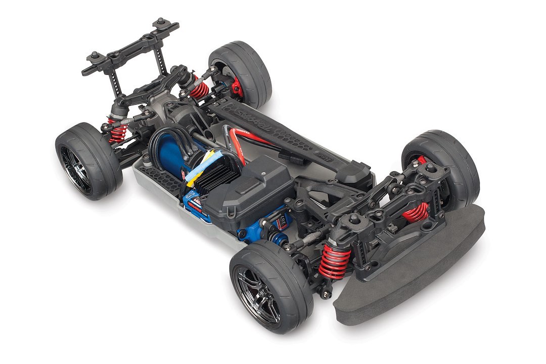 Traxxas Remote Control Vehicle Chassis, 4-TEC 2.0 All Wheel Drive, 1/10 Scale, Black – 83076-4