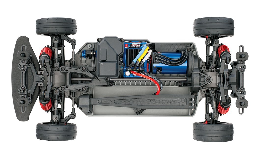 Traxxas Remote Control Vehicle Chassis, 4-TEC 2.0 All Wheel Drive, 1/10 Scale, Black – 83076-4