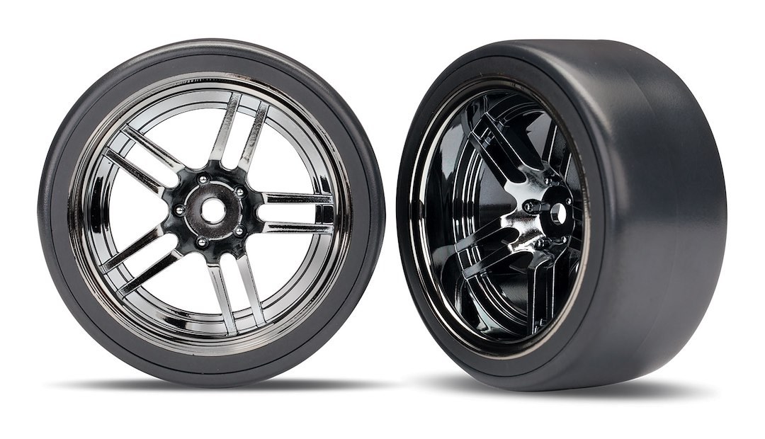 Traxxas Remote Control Vehicle Wheel, For Traxxas 4-TEC® 2.0/ Ford® Gt and Ford® Mustang Gt Remote Control Vehicles, 5 Split Spokes – 8378