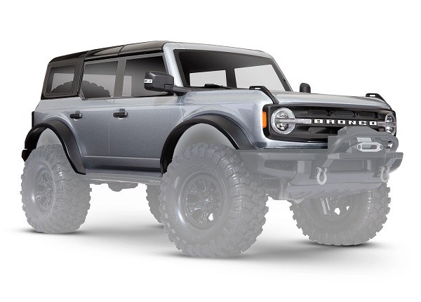 Traxxas Remote Control Vehicle Body Kit, For Traxxas Pro Scale® 2021 Ford® Bronco Remote Control Vehicles, Iconic Silver – 9211G