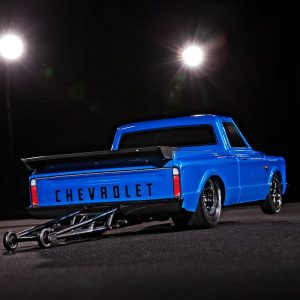 Traxxas Remote Control Vehicle, Drag Slash ™, Ready-To-Race, 2WD, 1/10TH Scale – 94076-4-BLUE