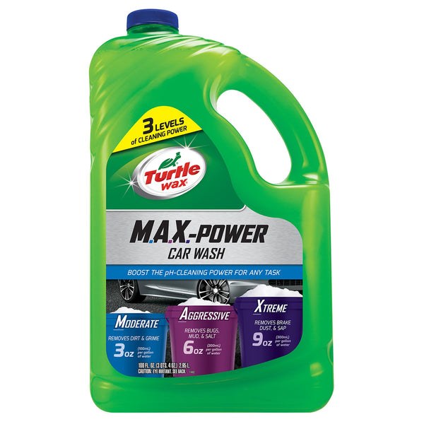 Turtlewax Car Wash, Max-Power, Liquid, 100 Ounce Jug – 50597