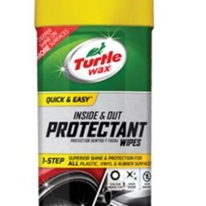 Turtlewax Cleaning Wipe, Use to Clean Dashboards/ Door Panels/ Tires/ Trim and Molding, Single Canister of 25 Wipes – 50651