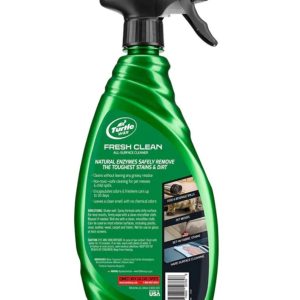 Turtlewax Interior Cleaner, Power Out ™ Fresh Clean, Used for Stain and Odor Removal for All Interior Surfaces, Kinetic New Car Scent – 50769