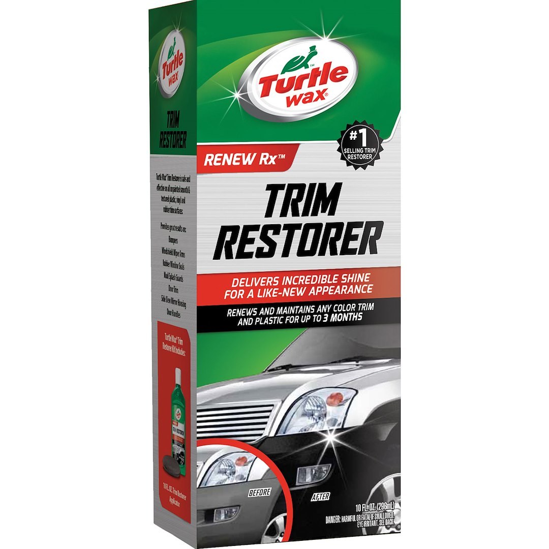 Turtlewax Plastic Polish, Use to Restore All Exterior Plastic and Rubber Trim, 10 Ounce Bottle, Single – 50788