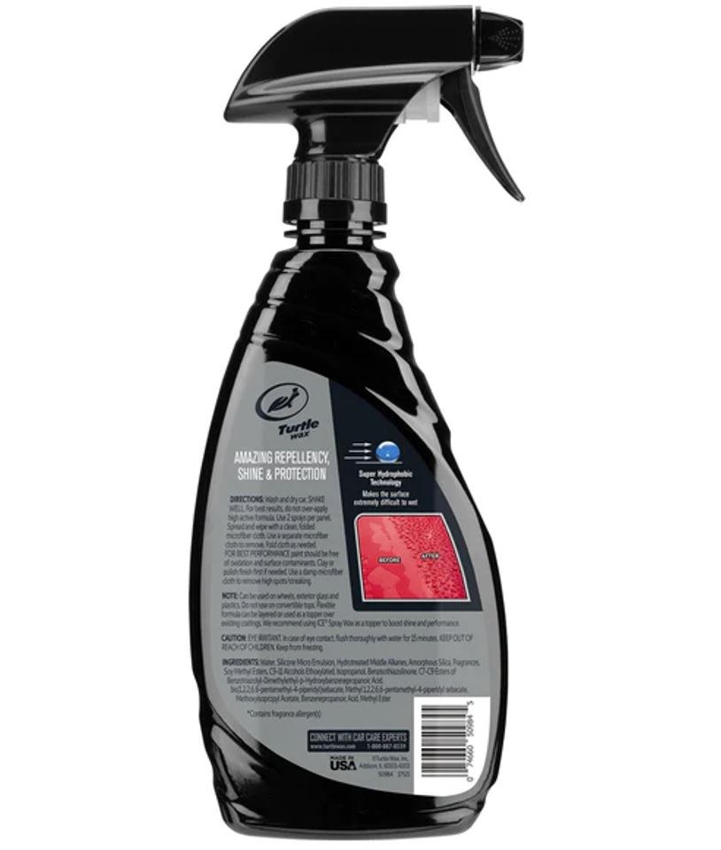 Turtlewax Polishing Compound, Use to Produce Water Beading and Slickness, Thin Liquid, Milky White, 16 Ounce Spray Bottle, Single – 50984