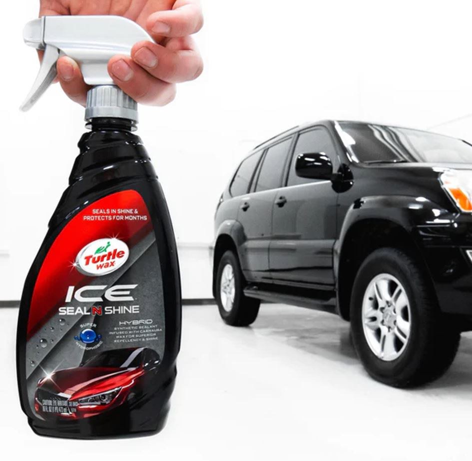 Turtlewax Polishing Compound, Use to Produce Water Beading and Slickness, Thin Liquid, Milky White, 16 Ounce Spray Bottle, Single – 50984
