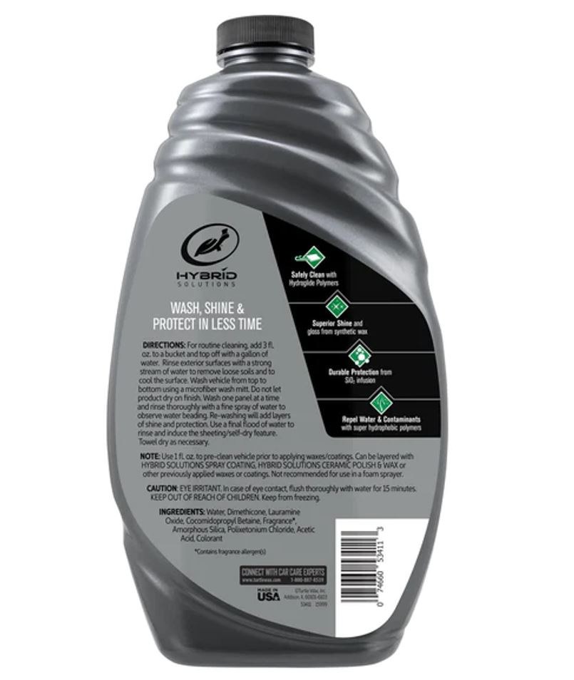 Turtlewax Car Wash, Hybrid Solutions, Liquid, 48 Ounce Bottle – 53411