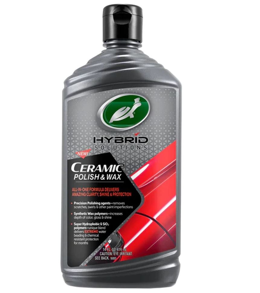 Turtlewax Polishing Compound, Hybrid Solutions, Use to Remove Moderate Scratches/ Oxidation and Swirl Marks, Liquid, 14 Ounce Bottle, Single – 53412