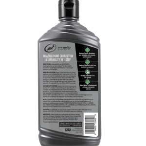 Turtlewax Polishing Compound, Hybrid Solutions, Use to Remove Moderate Scratches/ Oxidation and Swirl Marks, Liquid, 14 Ounce Bottle, Single – 53412