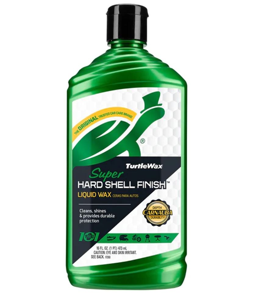 Turtlewax Car Wax, Super Hard Shell ®, Liquid, 16 Ounce Bottle, Single – 53836