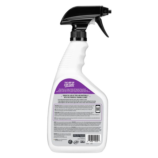 Turtlewax Tire Cleaner, Mister Cartoon, For All Tires, 32 Ounce Spray Bottle – 54250